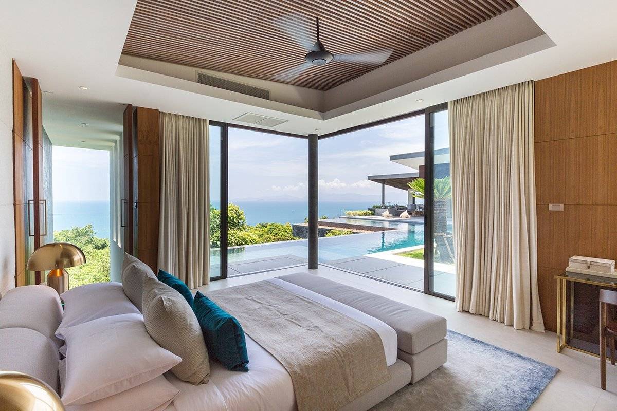 (SOLD) Villa Raku - World renowned designer four bedroom seaview villa for sale in Koh Samui