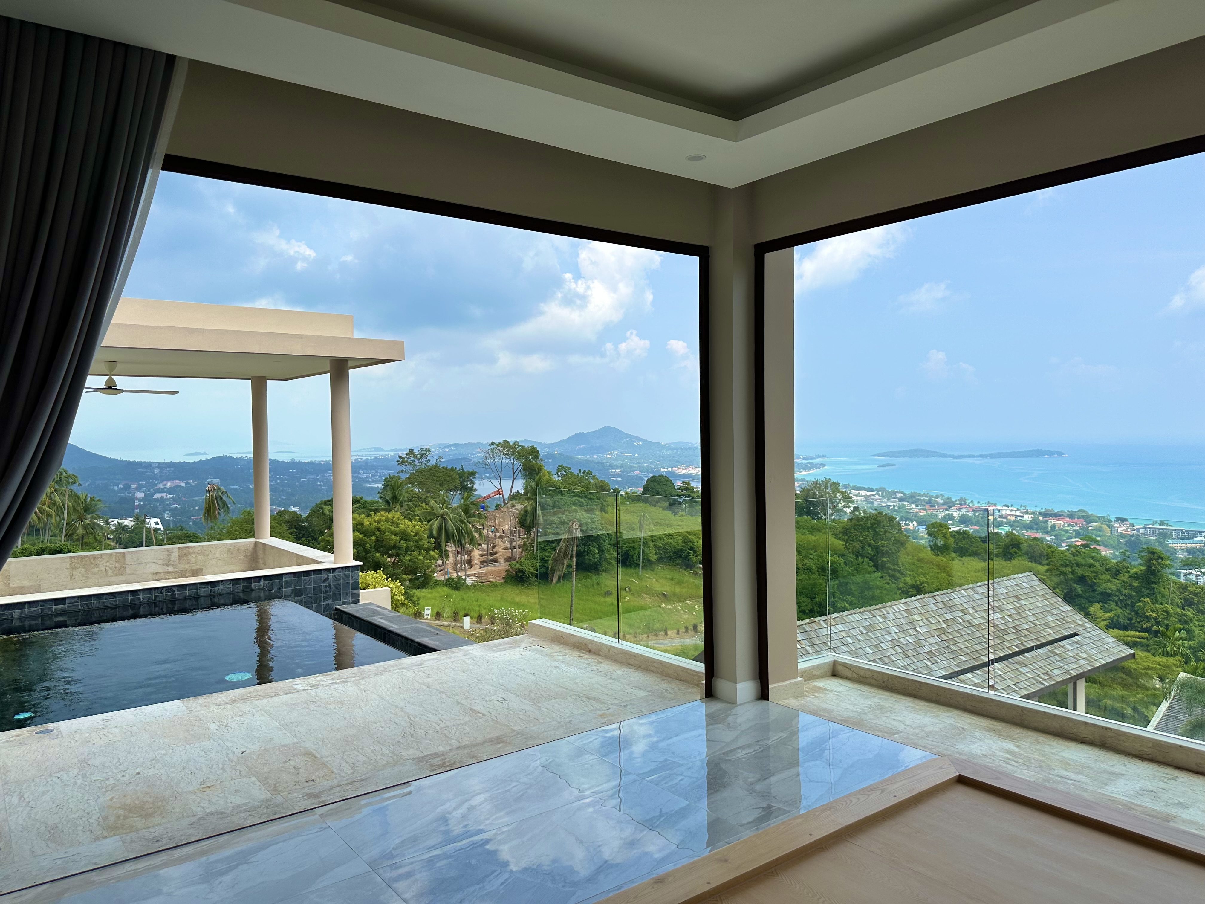 (SOLD) Villa Delapan - Traditional Tropical 3 Bedroom Seaview Pool Villa in Chaweng Noi For Sale