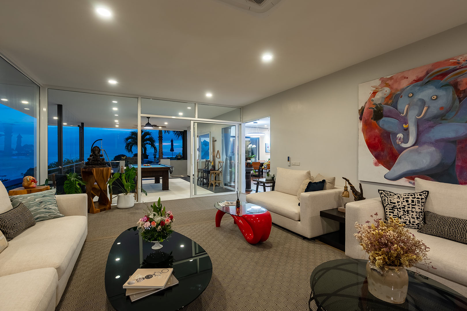 Substantial 9 Bedroom Seaview Pool Villa in Bang Makham for sale