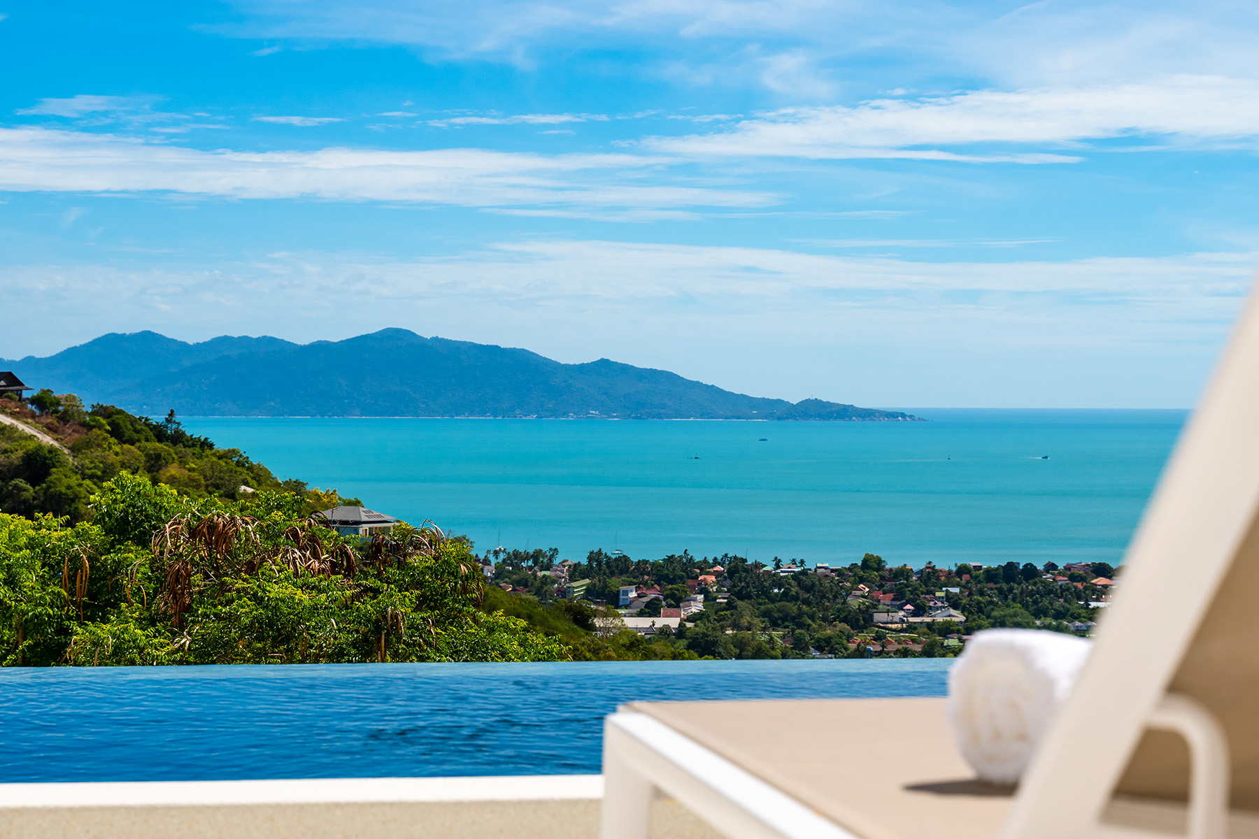 (SOLD) Enchanting 3 Bedroom Seaview Pool Villa in Bophut for sale