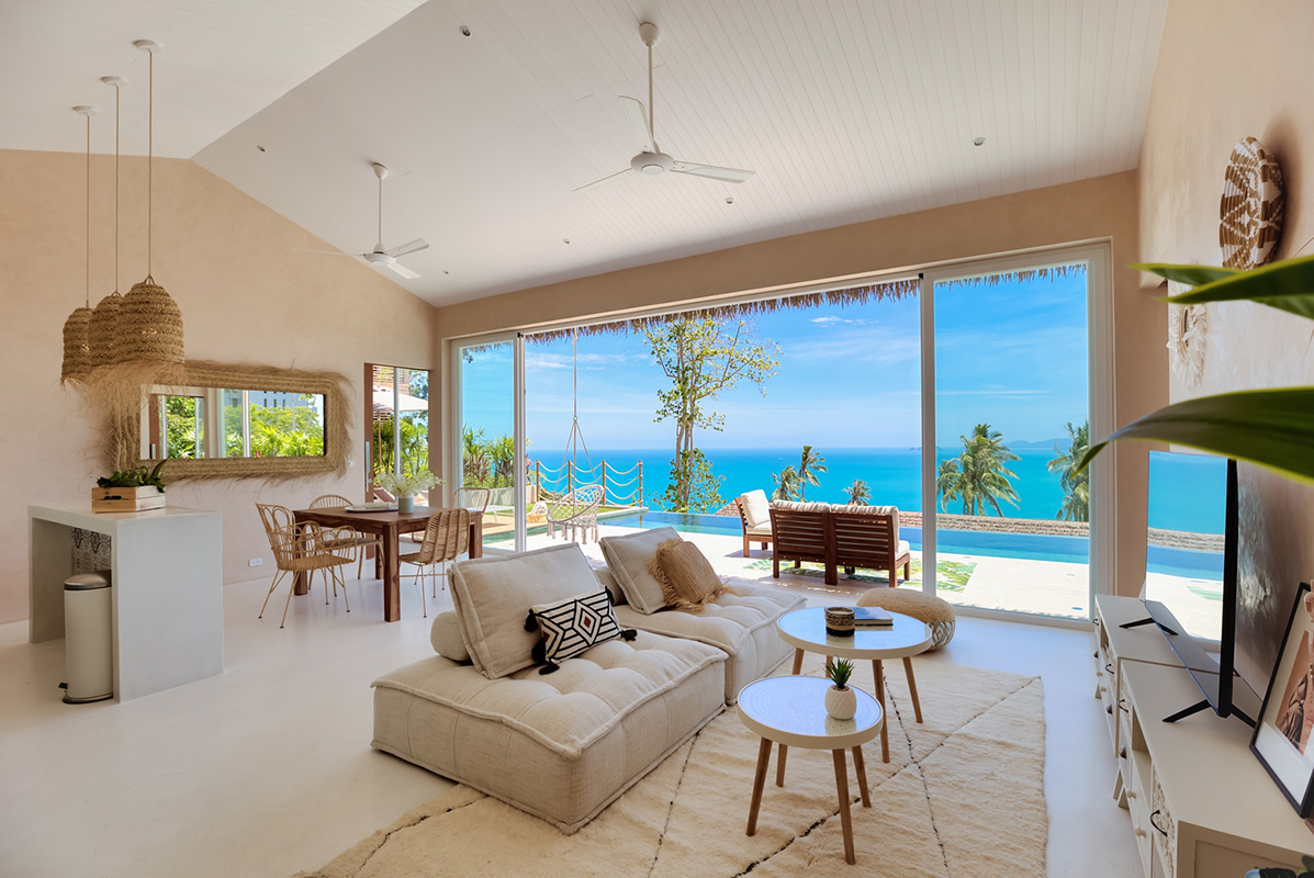 (SOLD) Pacific Palisade - Contemporary Tropical 2 Bedroom Seaview Pool Villas in Bang Por 
