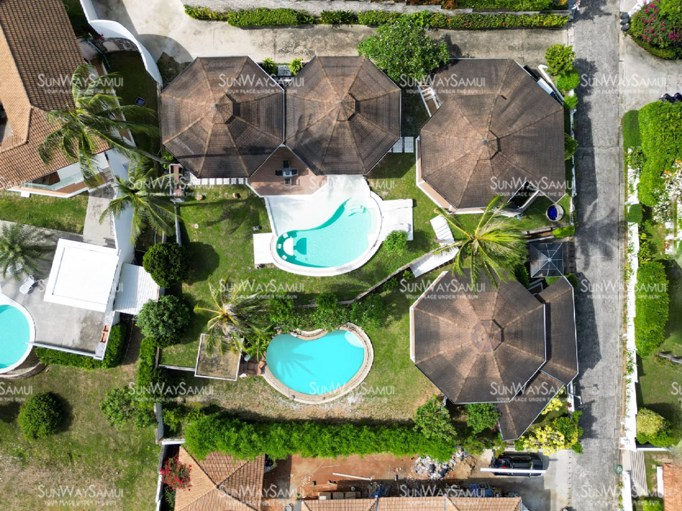 Villa Bali – 4 Bedroom Seaview Villa with Dual Pool in Bangrak for sale