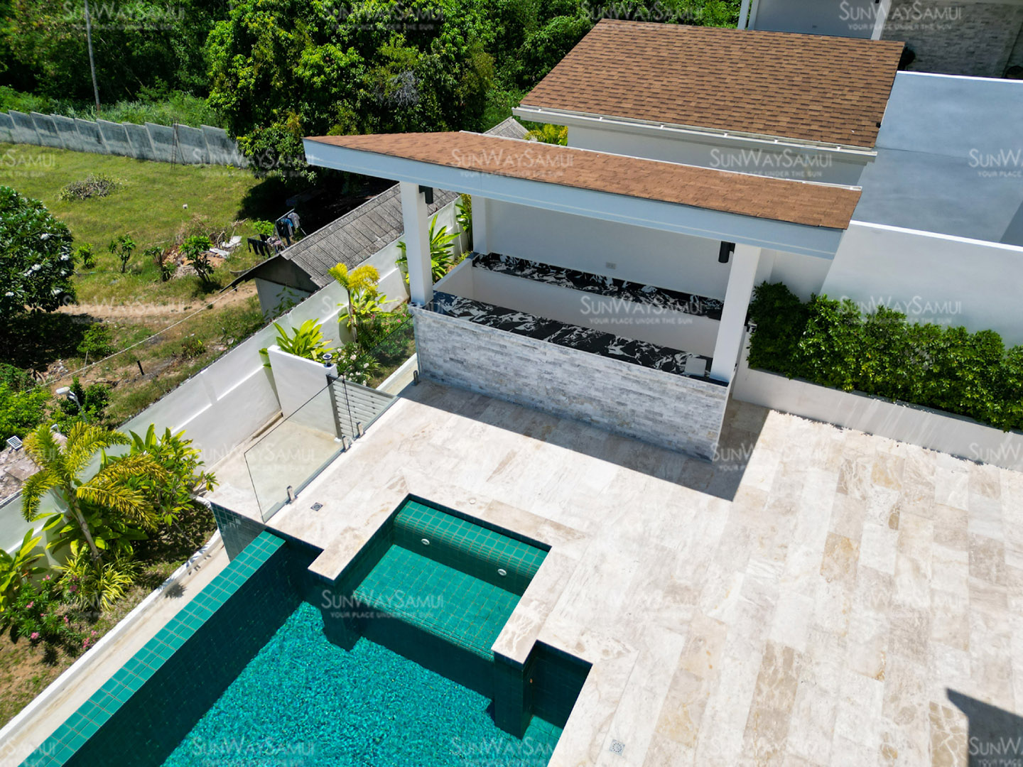 Villa Gabriela – Duplex Beachside Pool Villa with Partial Sea View in Choengmon for Sale