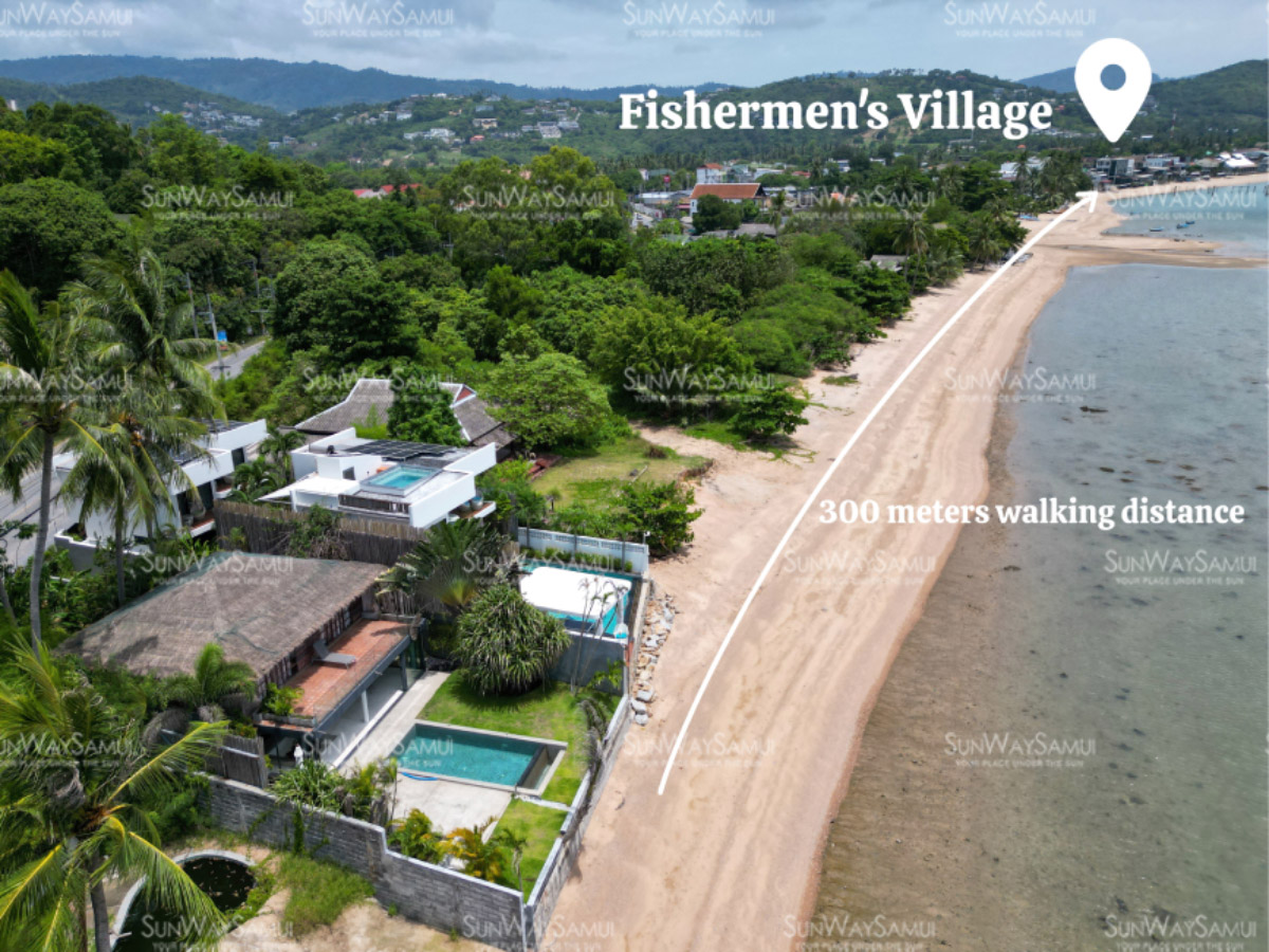 (SOLD) Baan Fishermen Villa – Beachfront Thai-Style Villa in Prime Fisherman’s Village for sale