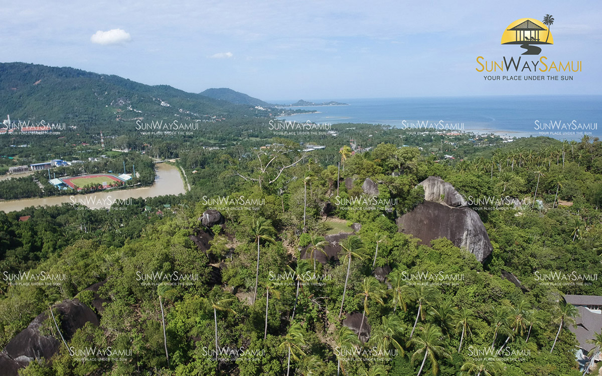 (SOLD) 2888 sqm Mountain Top Seaview Land in Laem Sor for sale