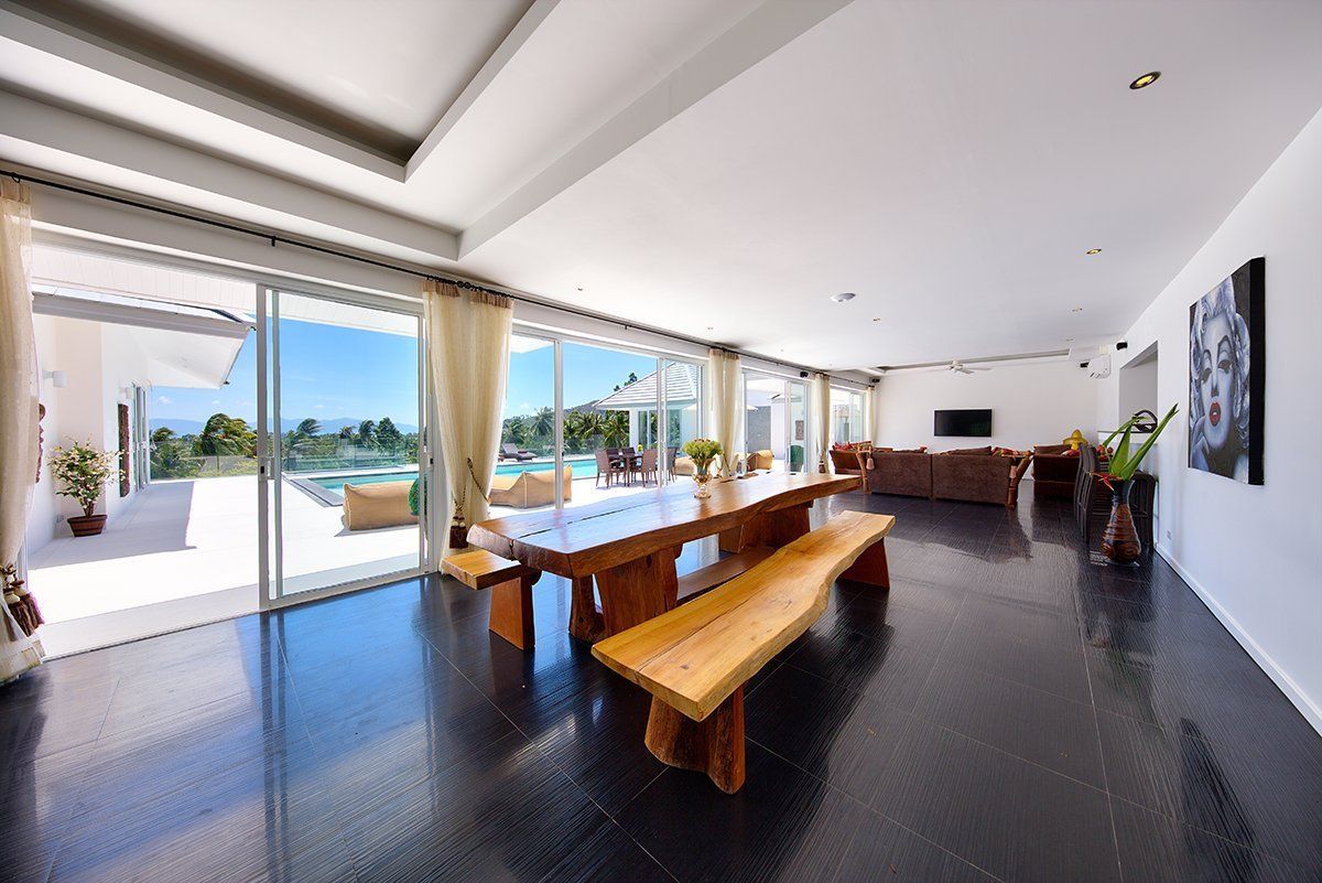 (SOLD) Villa White Lotus - Luxury 7 bedroom Seaview Villa in Maenam for sale