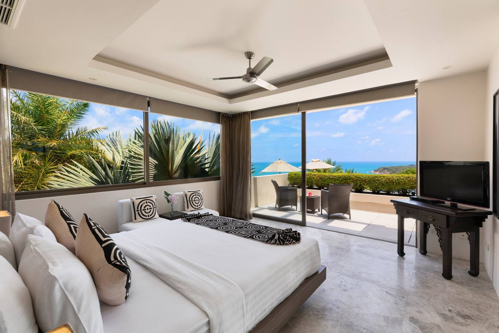 Napa Villa - Contemporary 4 Bedroom Seaview Pool Villa in North Chaweng for sale