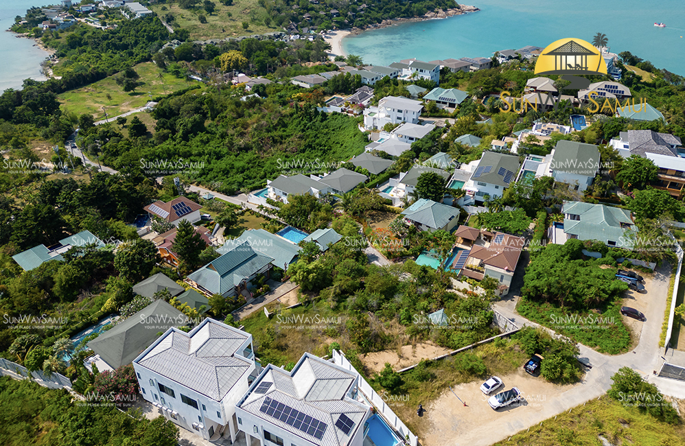 (SOLD) Prestigious 2150 sqm Seaview Plot in Plai Laem Peninsula for Sale