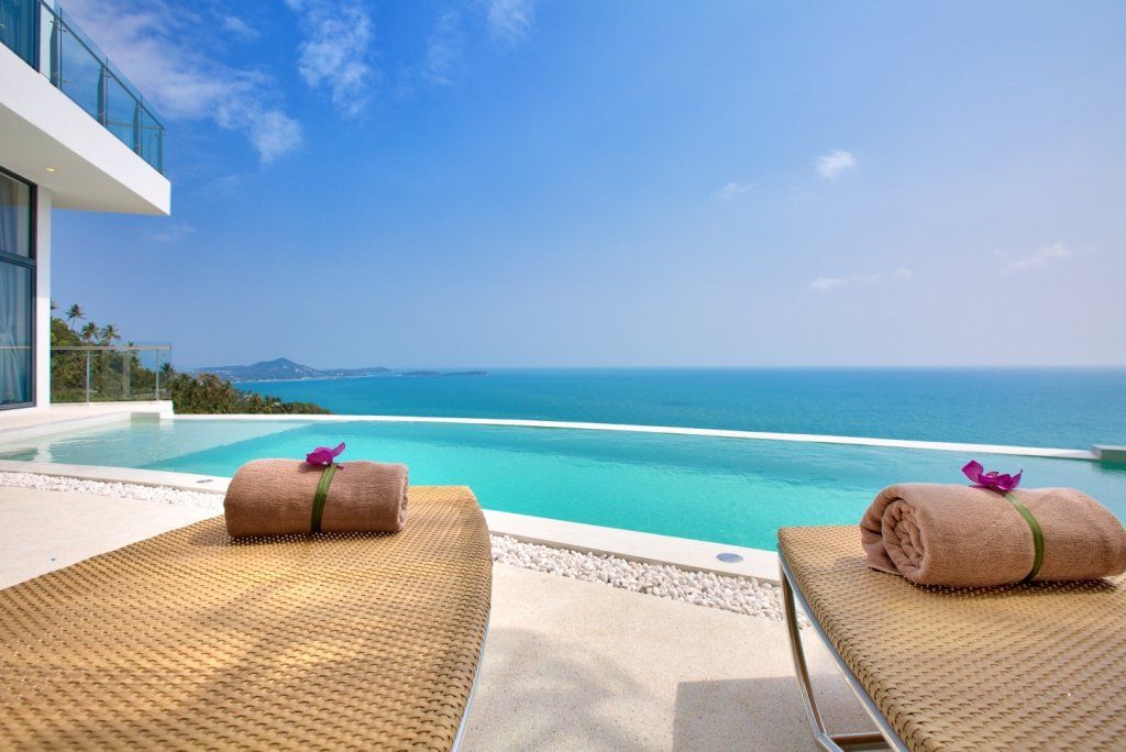 Villa Seawadee – Modern 4 Bedroom Seaview Pool Villa in Chaweng Noi for sale