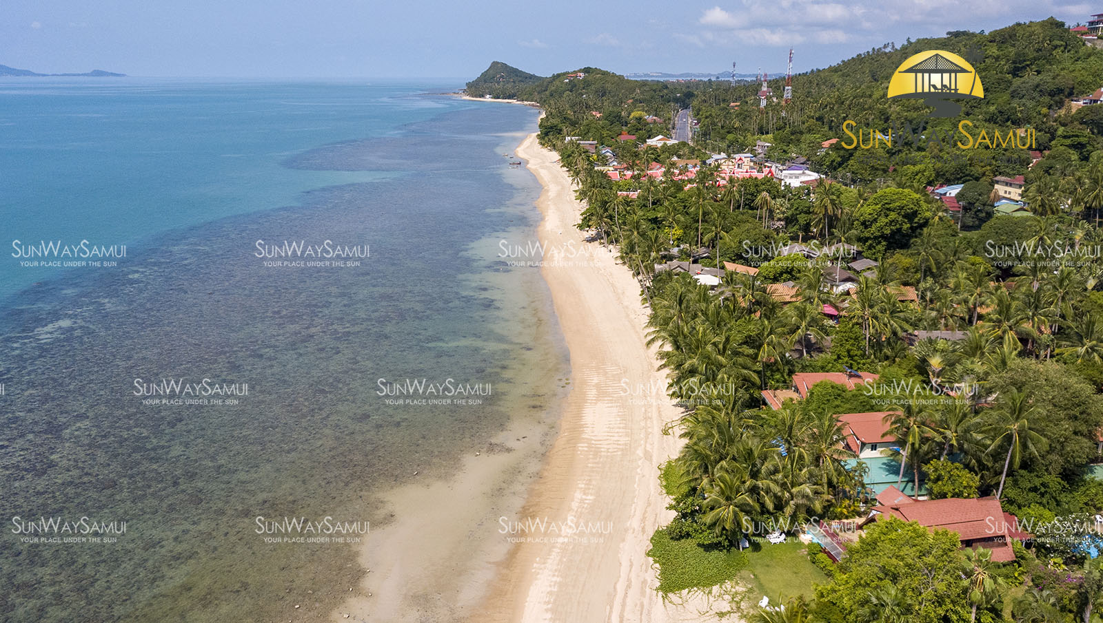 (SOLD) 3.5 Rai Beachfront land for sale in Bangpor, Koh Samui