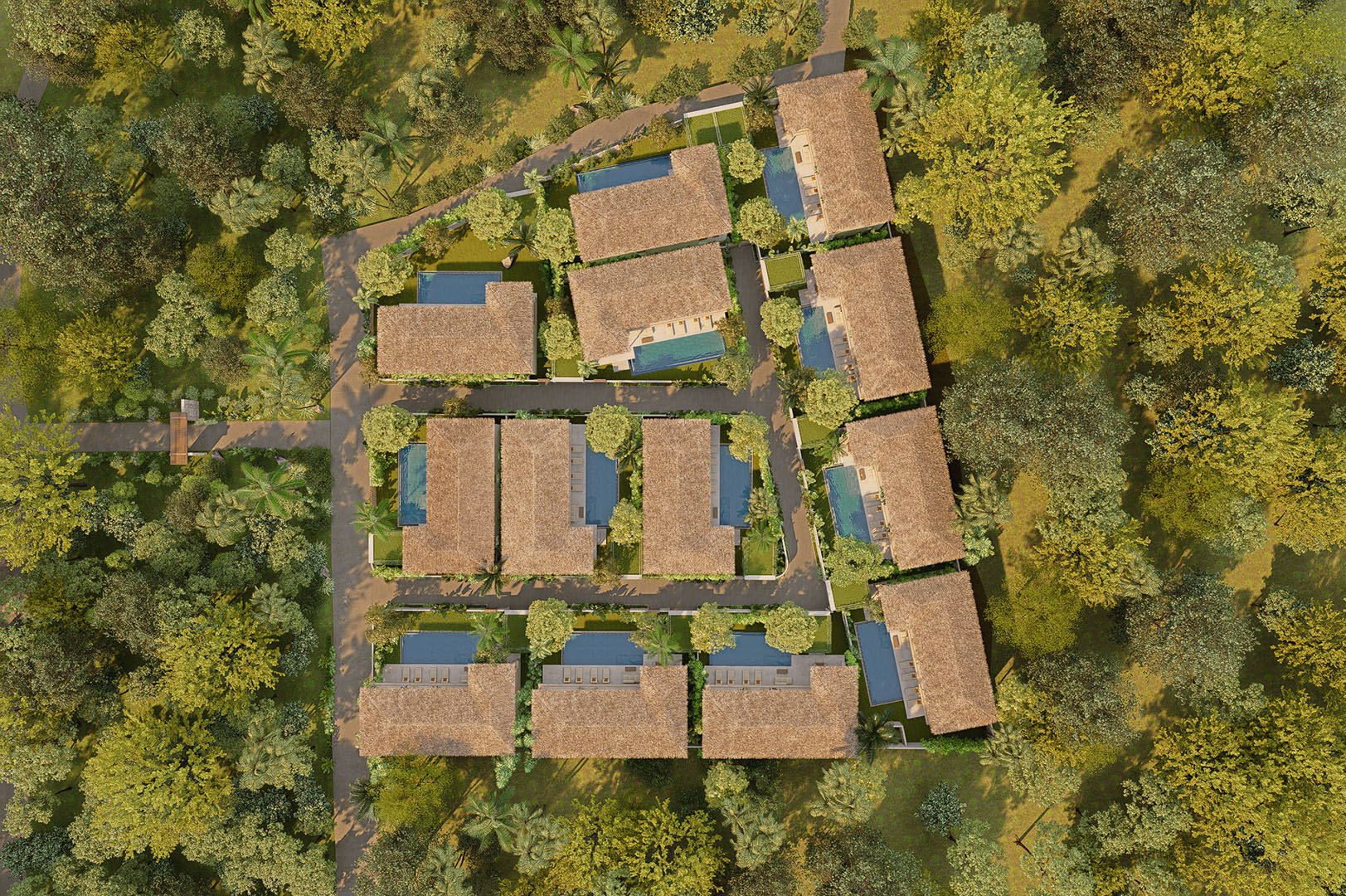 Pacific Noma – Beachside 4 to 5 Bedroom Garden Pool Villa in Maenam: Pacific Noma – Beachside 4 to 5 Bedroom Garden Pool Villa in Maenam