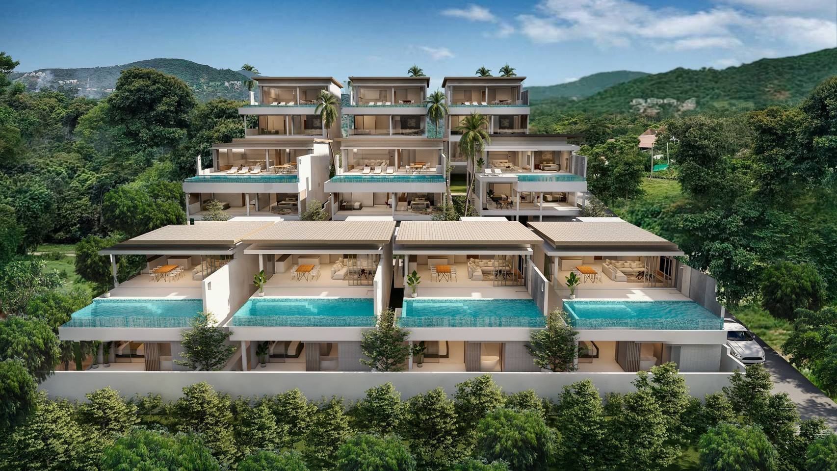 (SOLD) Paragon Villas (Type A) – 3 Bedroom Seaview Pool Villa near Fishermen’s Village and 5* hotels