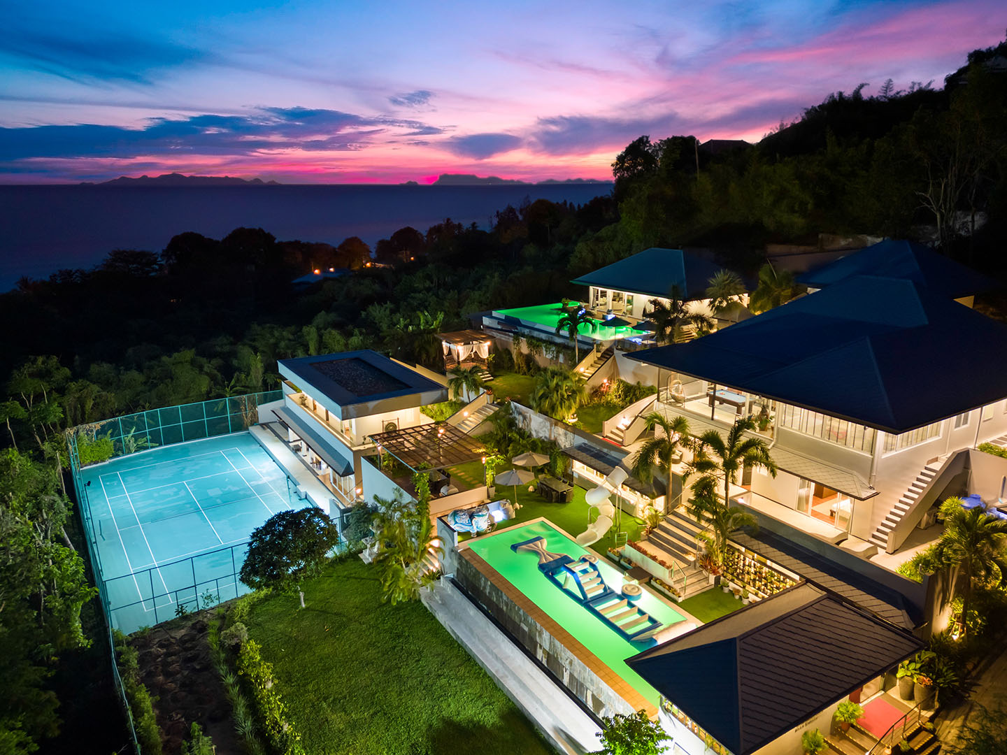 Substantial 9 Bedroom Seaview Pool Villa in Bang Makham for sale