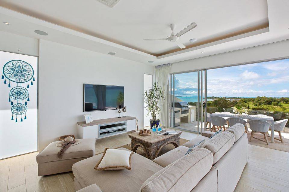 (SOLD) Elegant Contemporary 3 Bedroom Villa with Views Over Samrong Bay