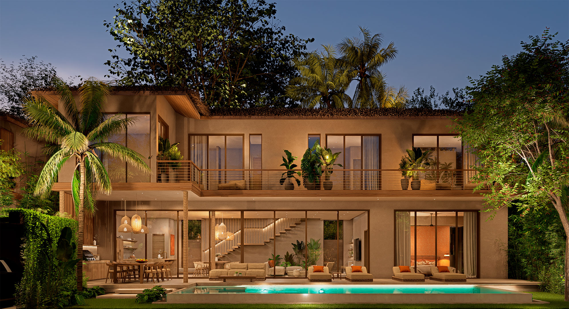 Pacific Noma – Beachside 4 to 5 Bedroom Garden Pool Villa in Maenam: Pacific Noma – Beachside 4 to 5 Bedroom Garden Pool Villa in Maenam