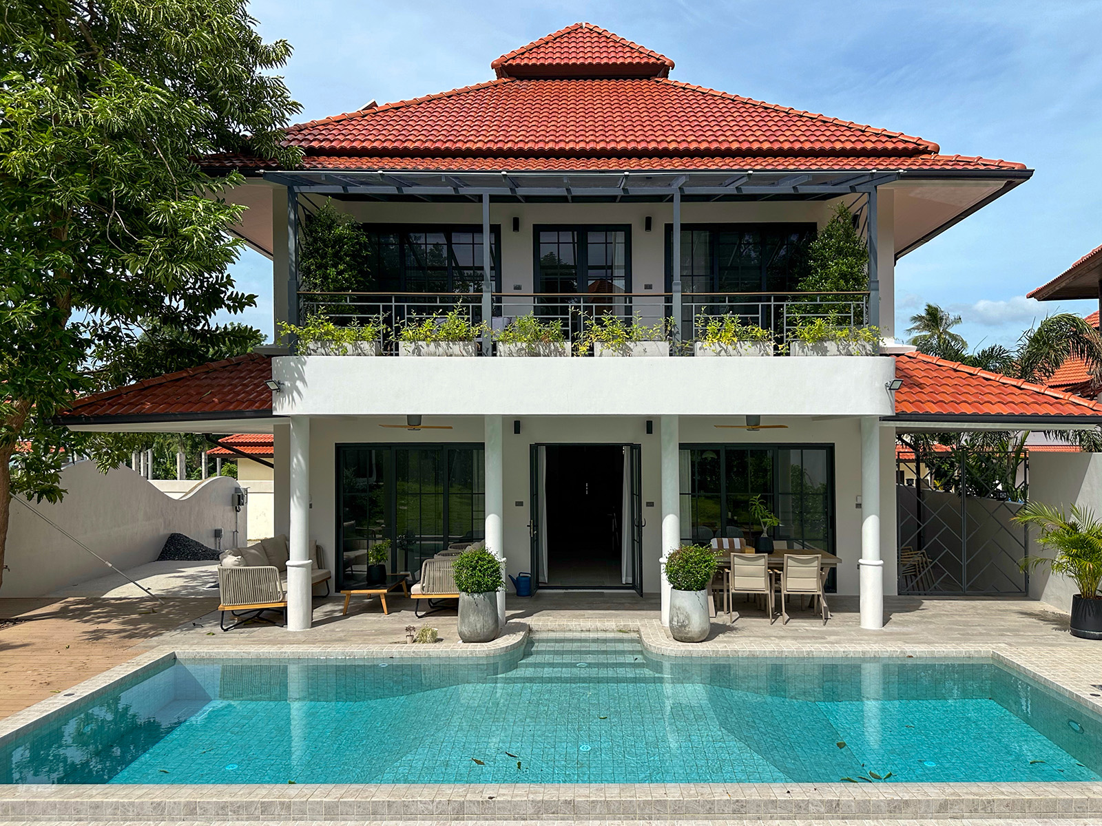 (SOLD) New Built Beachside 3 Bedroom Garden Pool Villa in Thongson Bay Villas for Sale