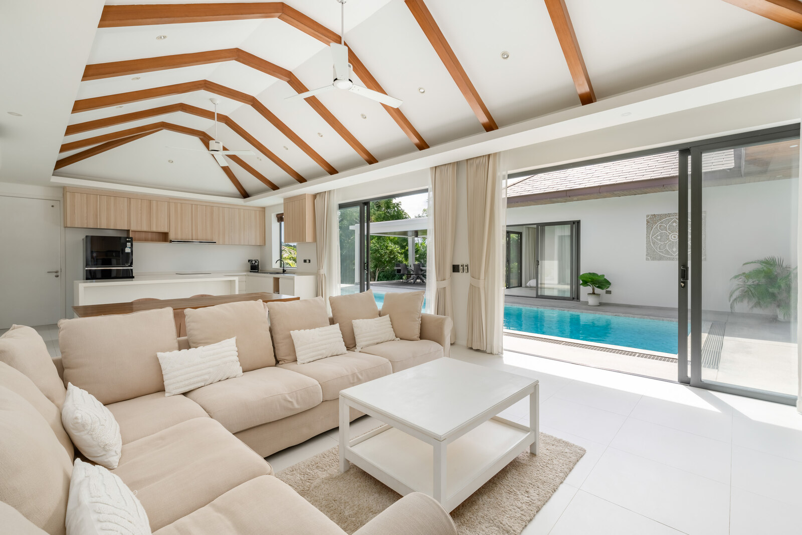 Hideaway Villa - Spacious 3 Bedroom Garden Pool Villa with Garden in Sunway Villas, Choeng Mon (A4) : 3 bedroom Villa A4 for sale in Sunway Villas, Choengmon Beach