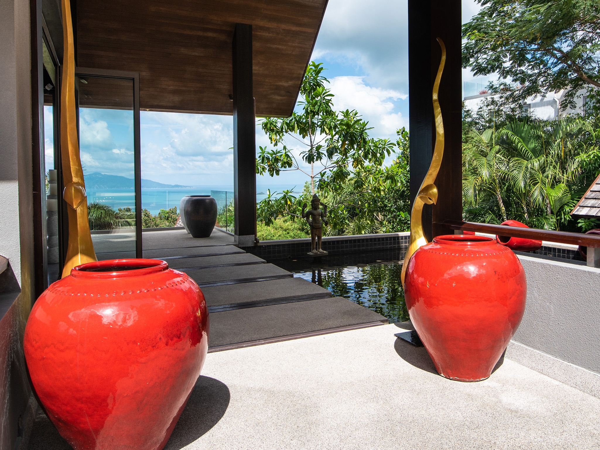 Villa Suralai - Modern Thai 6 Bedroom Seaview Pool Villa in Bophut for sale: Villa Suralai - Modern Thai 6 Bedroom Seaview Pool Villa in Bophut for sale