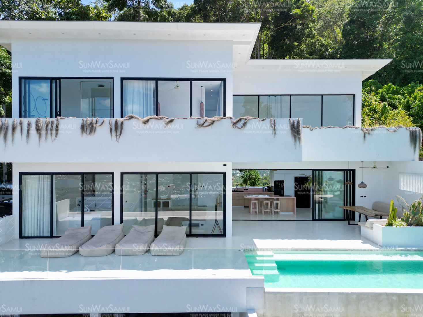 (PRICE REDUCED!) Villa Cocohill - Minimalist 3 Bedroom Seaview Pool Villa in Chaweng for sale