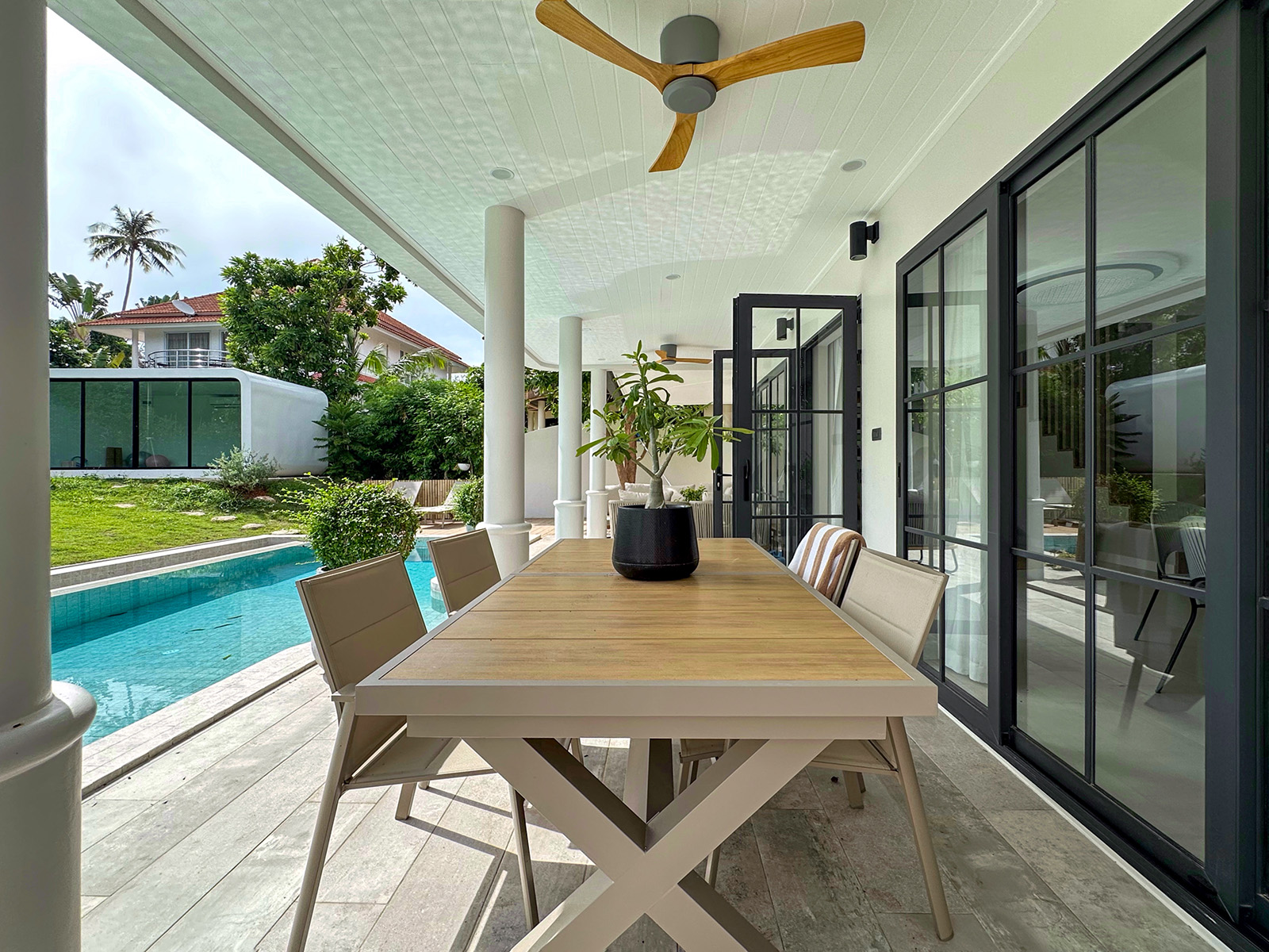 (SOLD) New Built Beachside 3 Bedroom Garden Pool Villa in Thongson Bay Villas for Sale