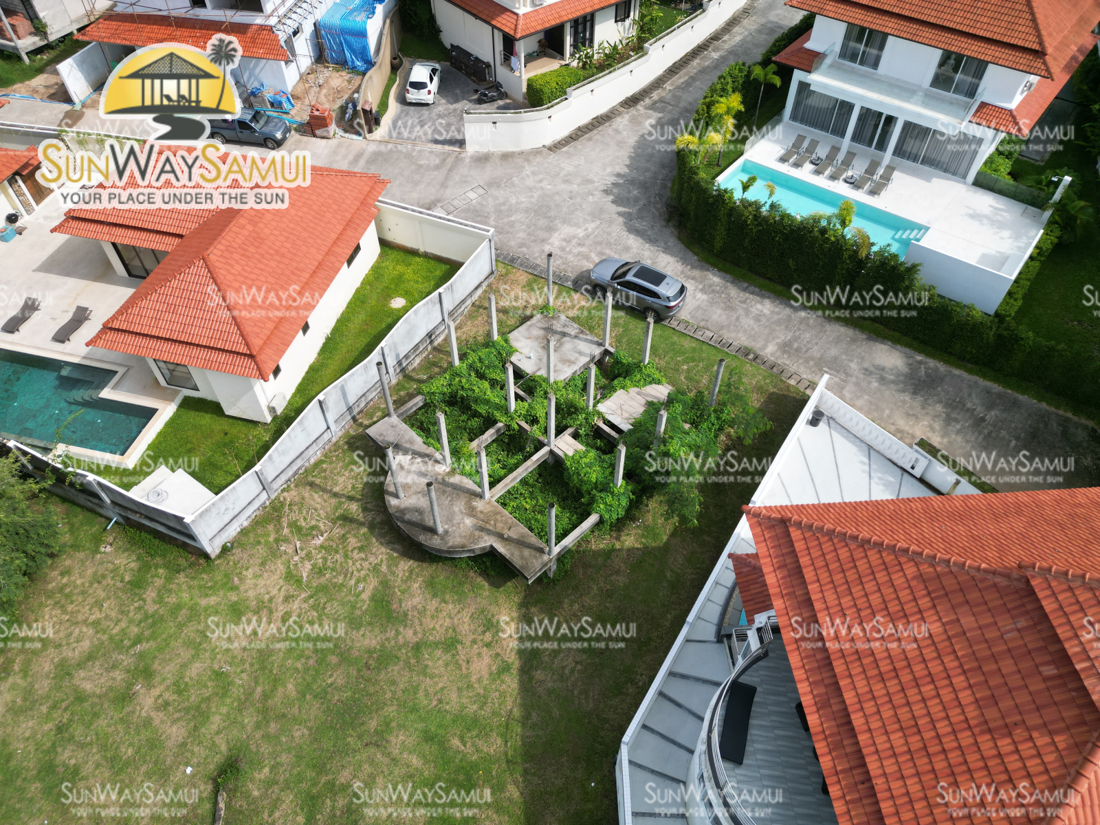 (SOLD) Beach Access 268 sqm Development Land in Tongson Bay Plai Laem for sale