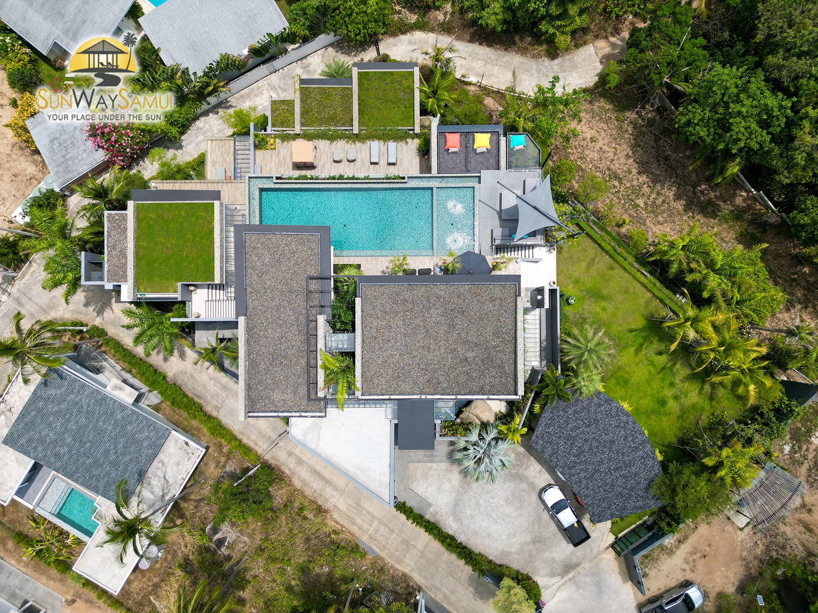 Keeree Tara Villa – Extraordinary 5 Bedroom Seaview Pool Villa in Chaweng Noi for sale