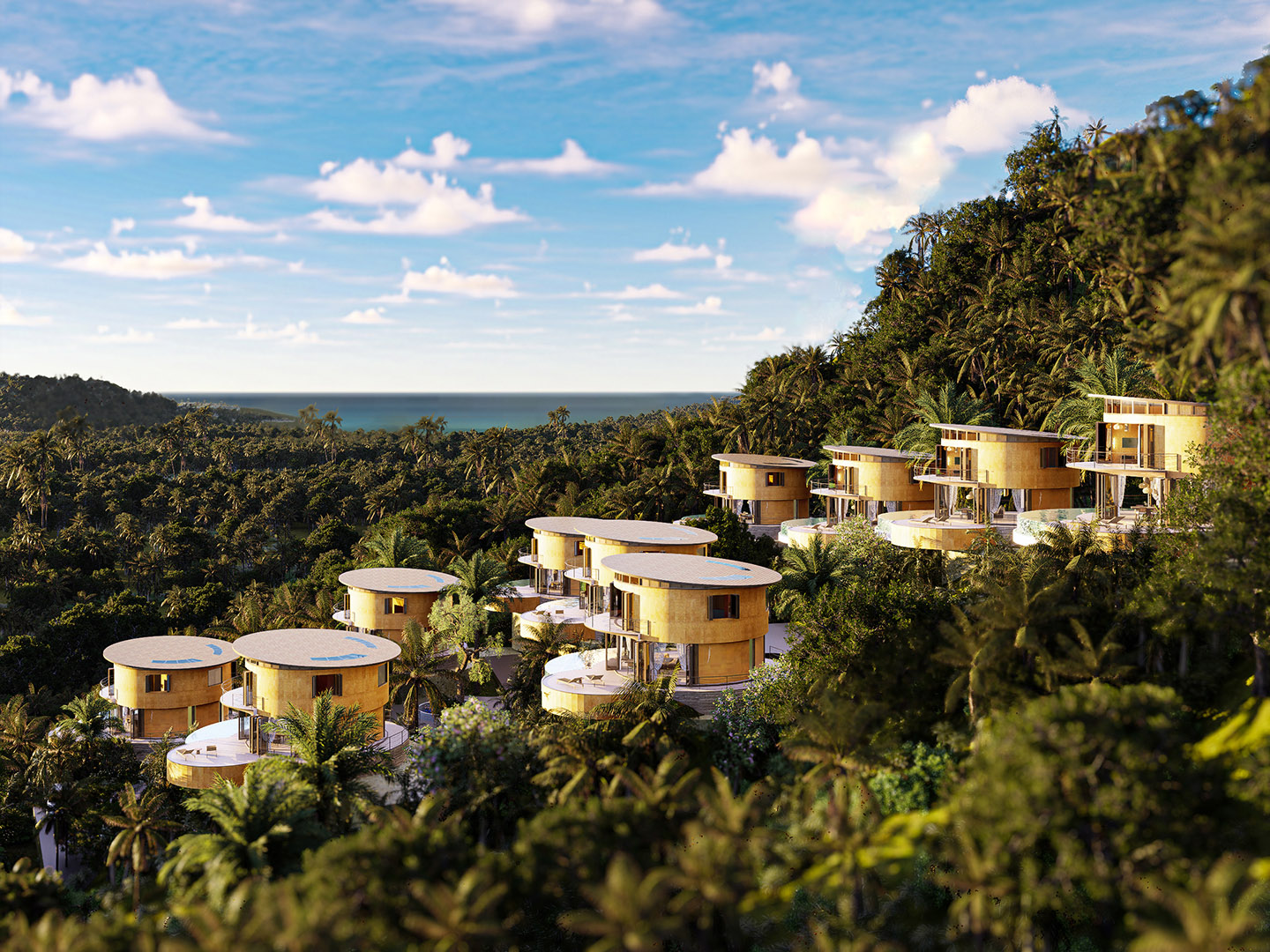 Kunkhao Vale – Ecological 2 Bedroom Seaview Villas in Bang Makham for sale: Kunkhao Vale – Ecological 2 Bedroom Seaview Villas in Bang Makham for sale