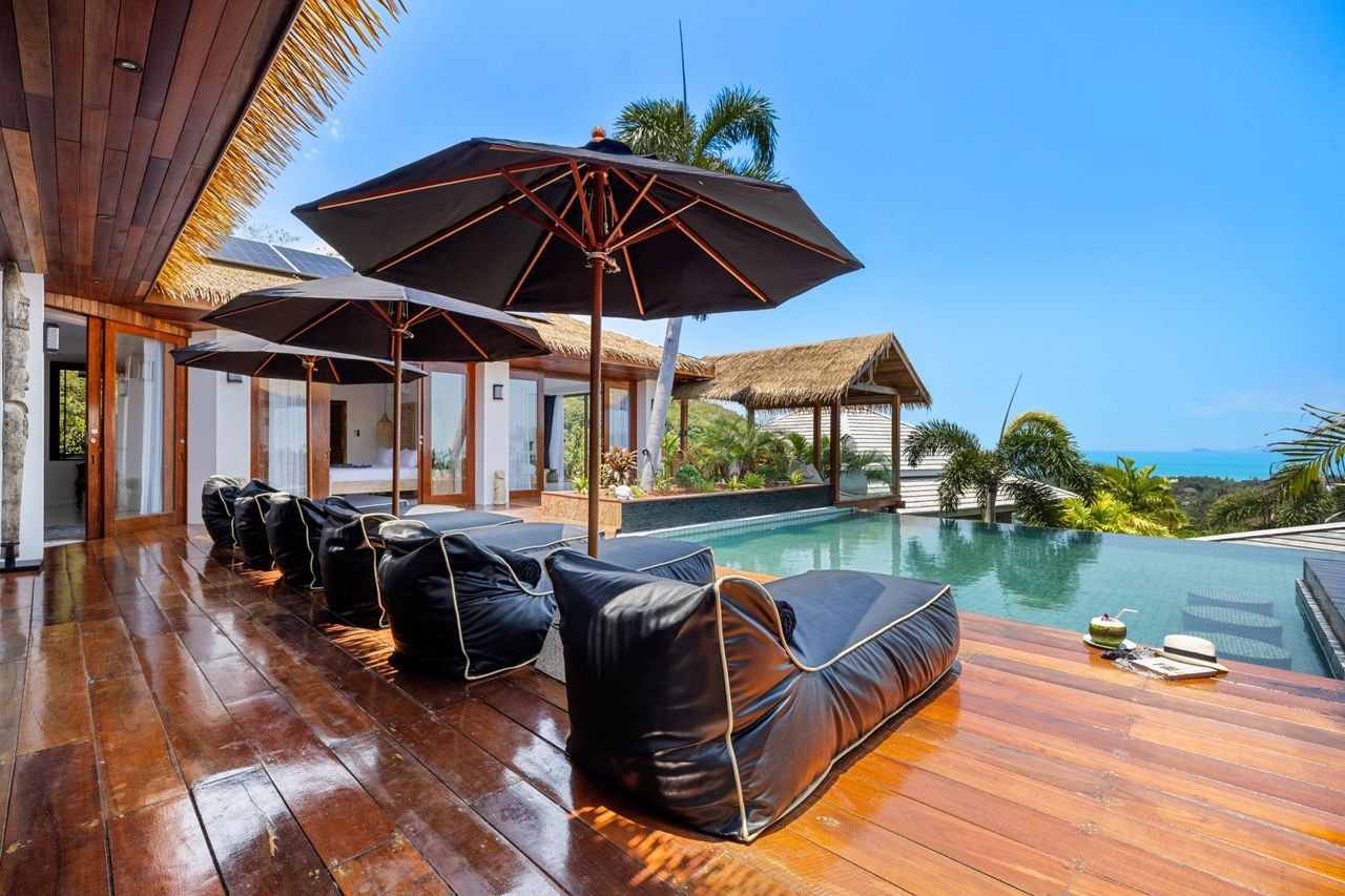Authentik Villa – Balinese 5 Bedroom Seaview Pool Villa in Bophut: Authentik Villa – Balinese 5 Bedroom Seaview Pool Villa in Bophut