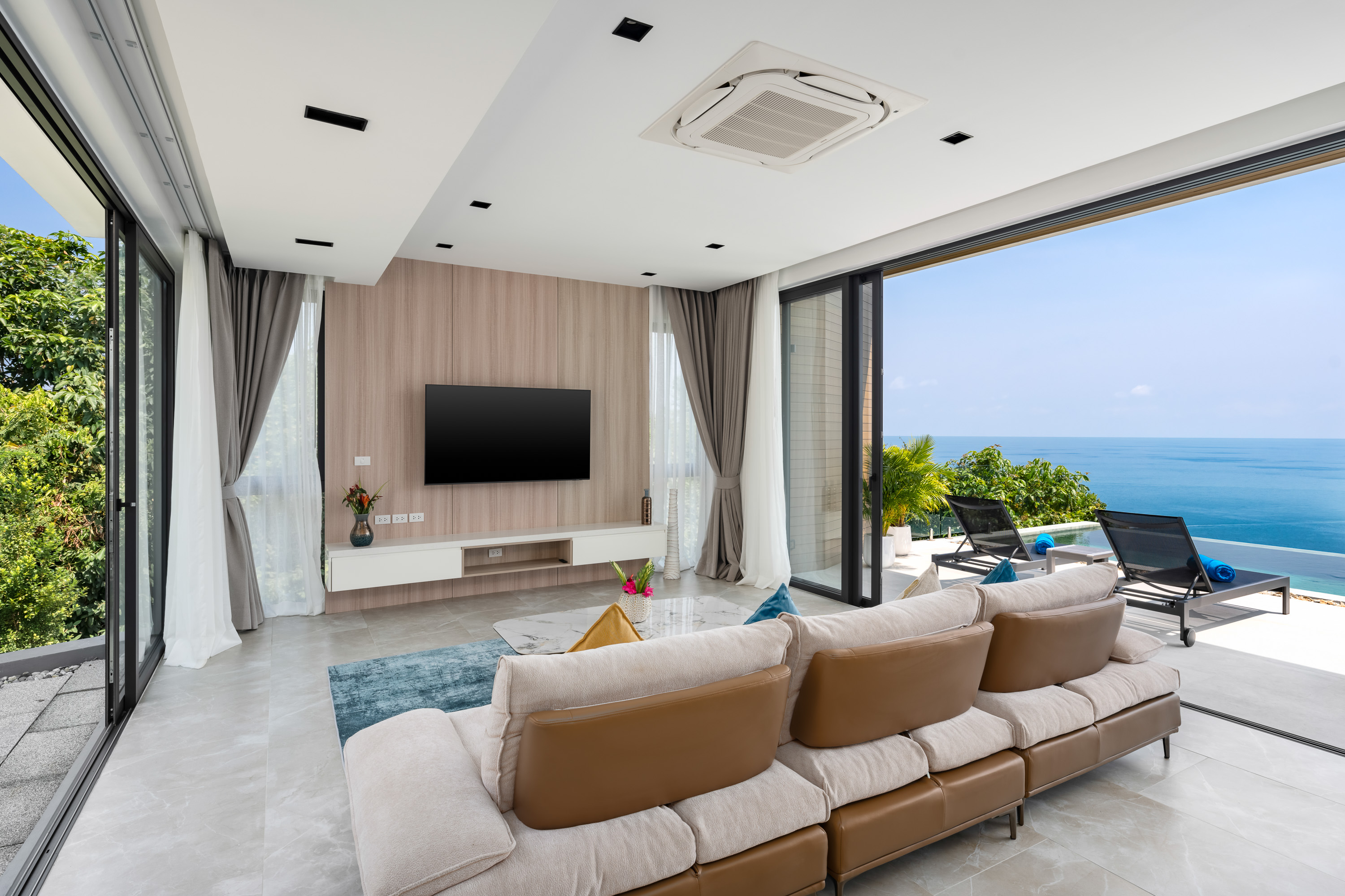 Villa Sea Stone - Masterpiece 3 Bedroom Seaview Pool Villa in Chaweng Noi: Villa Sea Stone — Masterpiece 3 Bedroom Seaview Pool Villa in Prestigious Chaweng Noi