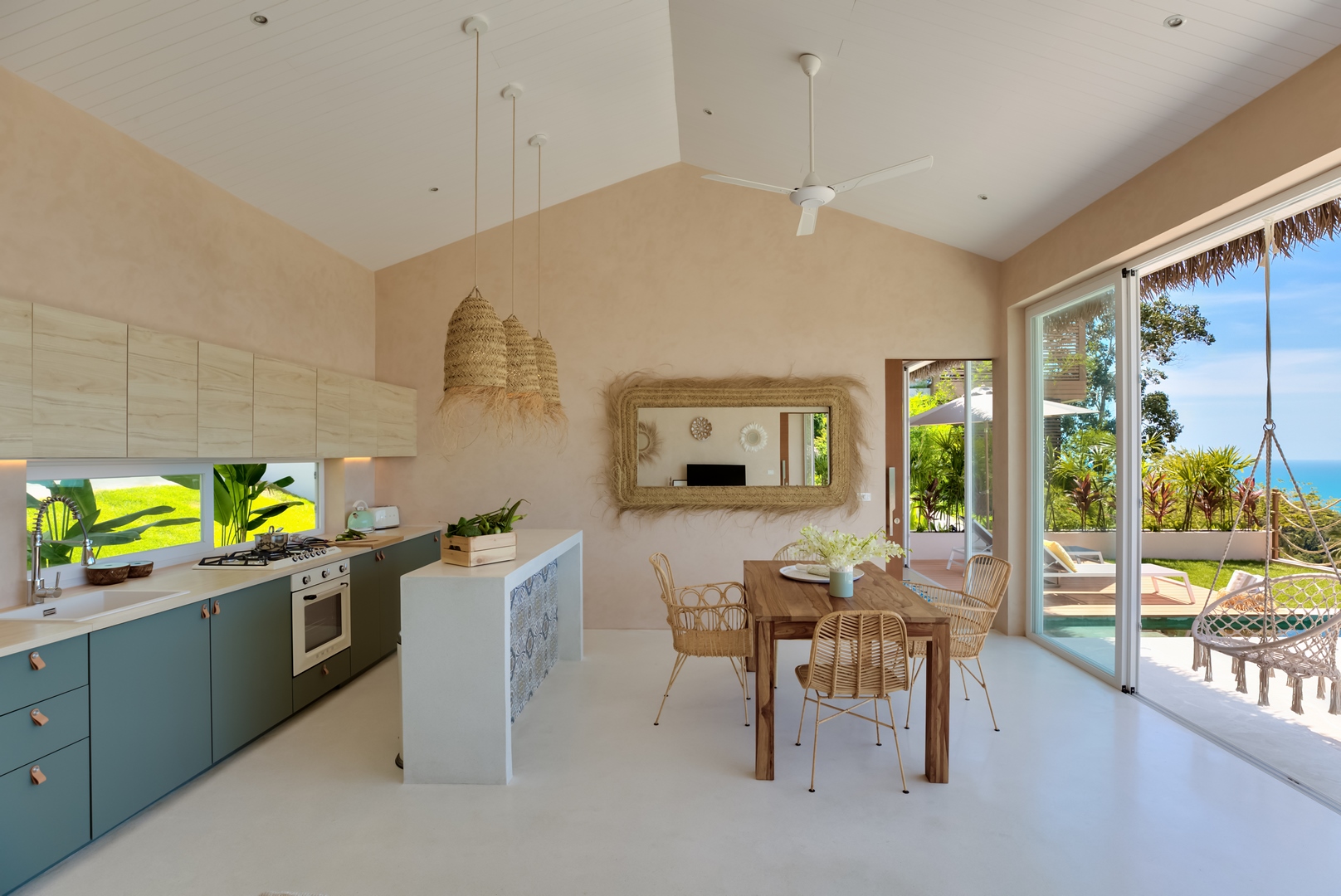 Villa Bohemian –  Tropical 2 Bedroom Seaview Pool Villa in Bang Por for sale: Villa Bohemian –  Tropical 2 Bedroom Seaview Pool Villa in Bang Por for sale