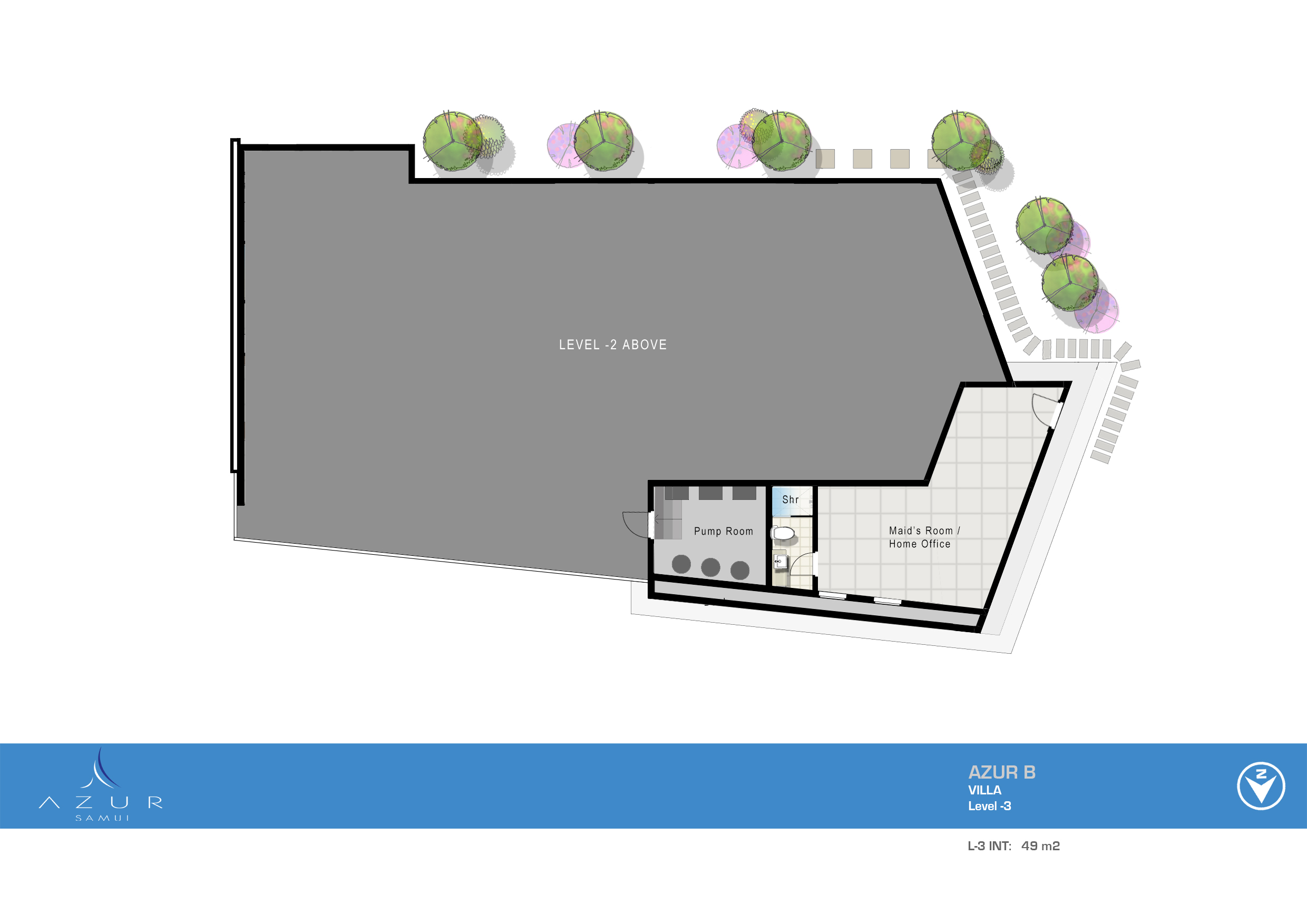 Azur Samui – Attractive 5 Bedroom Seaview Pool Villa in Maenam for sale