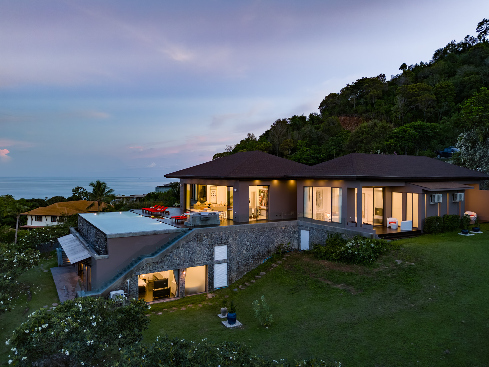 (PRICE REDUCED!) Villa Michaela – Spectacular 5 Bedroom Seaview Pool Villa in Plai Laem for sale