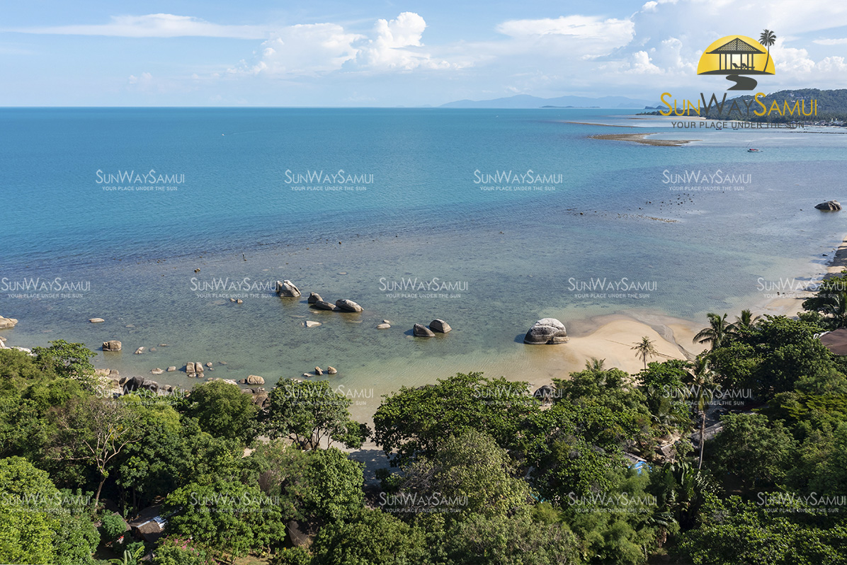 (SOLD) 7 Rai Prime Beachfront Land in Lamai for sale, Koh Samui