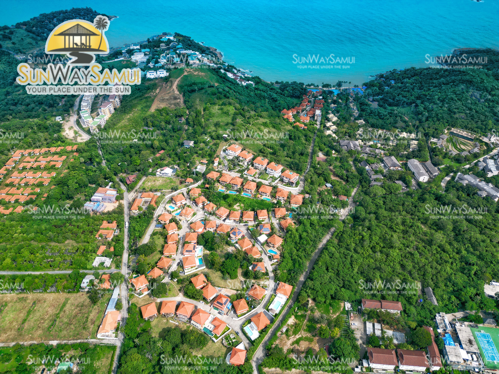 (SOLD) Beach Access 268 sqm Development Land in Tongson Bay Plai Laem for sale
