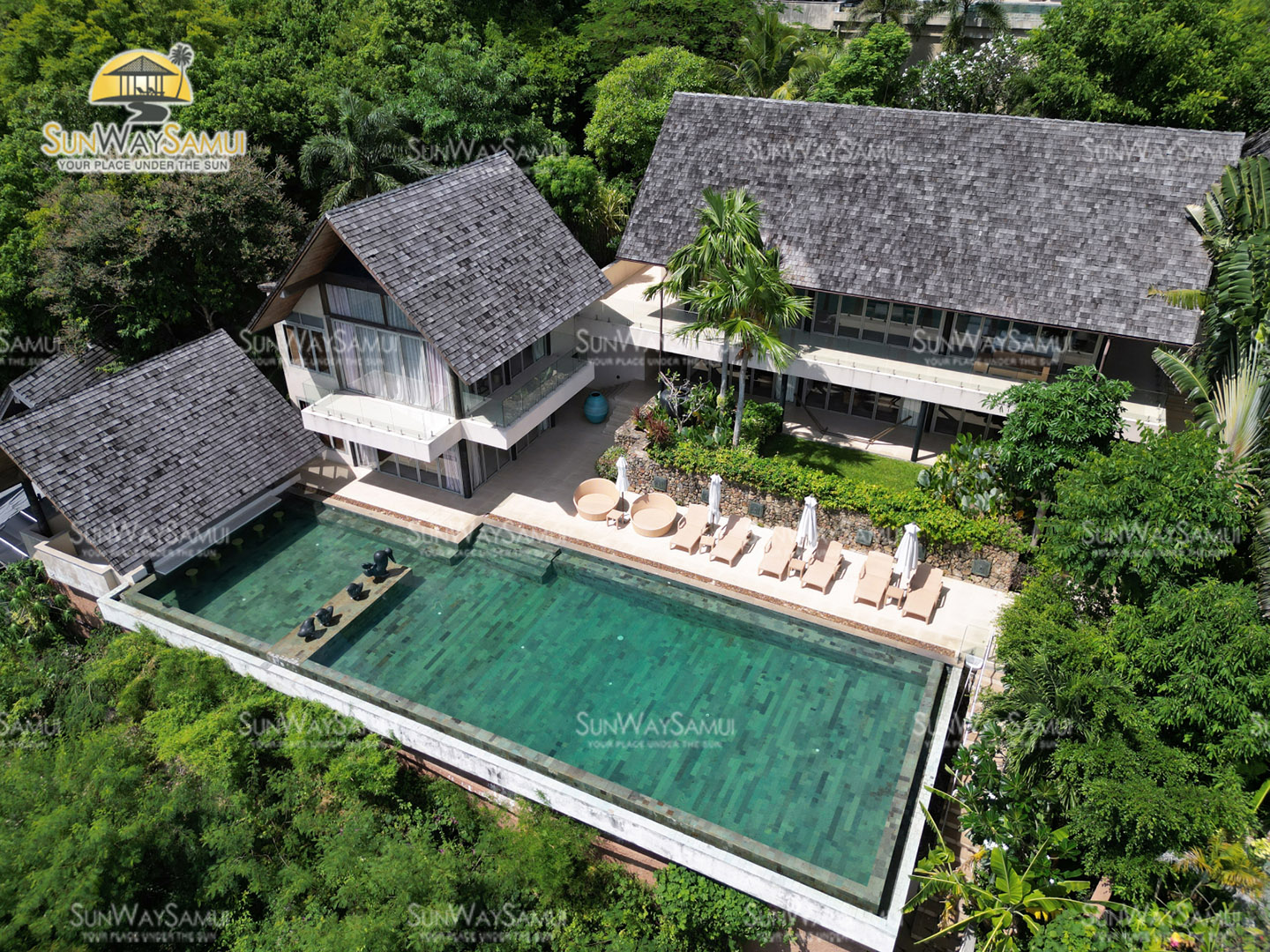 Panacea Retreat – 4 to 5 Bedroom Seaview Pool Villa in Bophut for sale