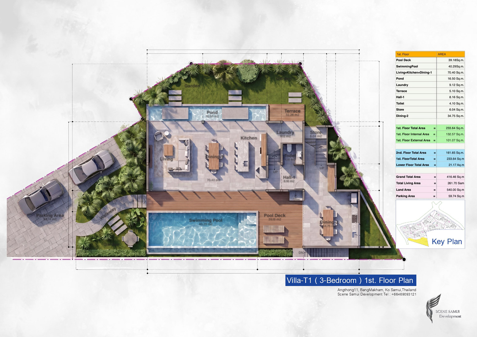 Tesoro Valley – Off Plan 2 to 4+1 Bedroom Seaview Pool Villa in Bang Makham for sale: Tesoro Valley – Off Plan 2 to 4+1 Bedroom Seaview Pool Villa in Bang Makham for sale