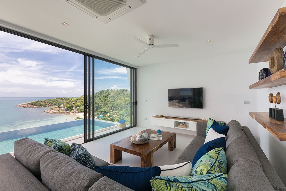 Villa Dahlia - Breathtaking 3+1 Bedroom Seaview Villa in Thongson Bay for sale