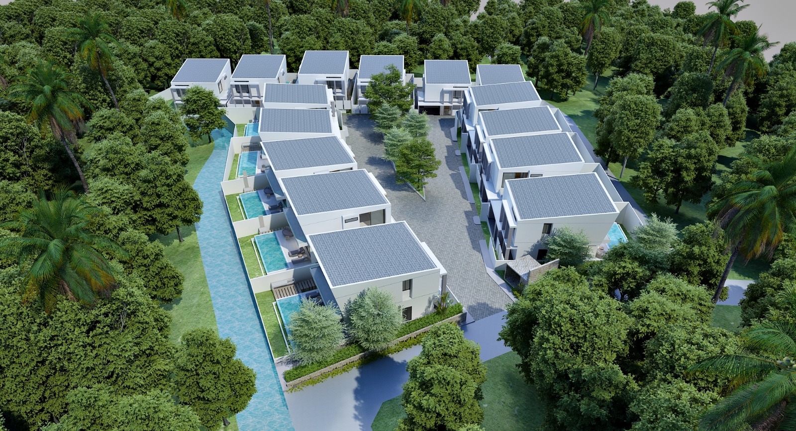 Vova Village – Harmonious 3 Bedroom Garden Pool Villa in Chaweng for Sale