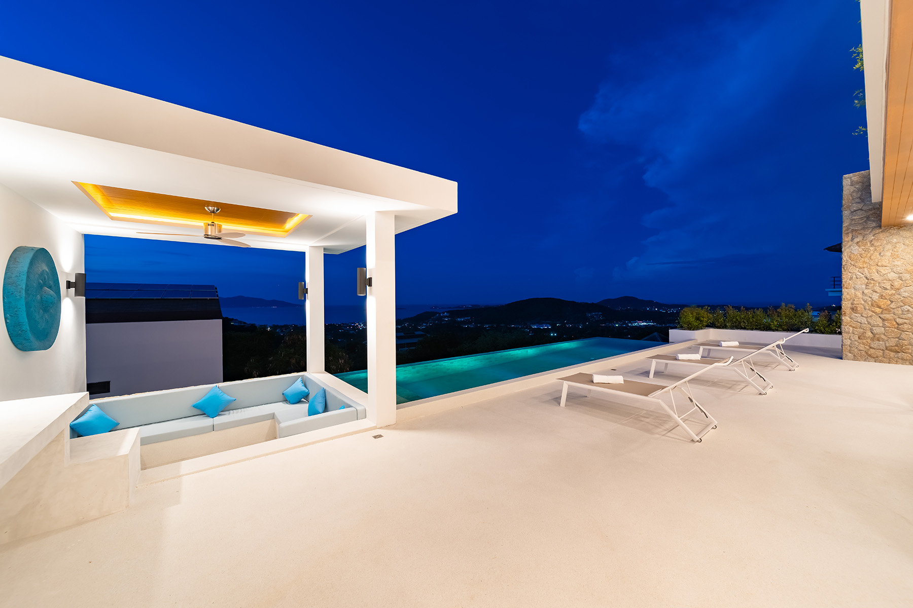 (SOLD) Enchanting 3 Bedroom Seaview Pool Villa in Bophut for sale
