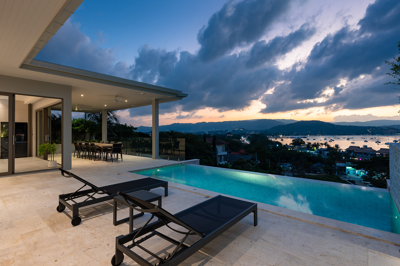 Bangrak Bayview - Sunset 4+1 Bedroom Seaview Pool Villa in Bangrak for Sale: Bangrak Bayview - Sunset 4+1 Bedroom Seaview Pool Villa in Bangrak for Sale