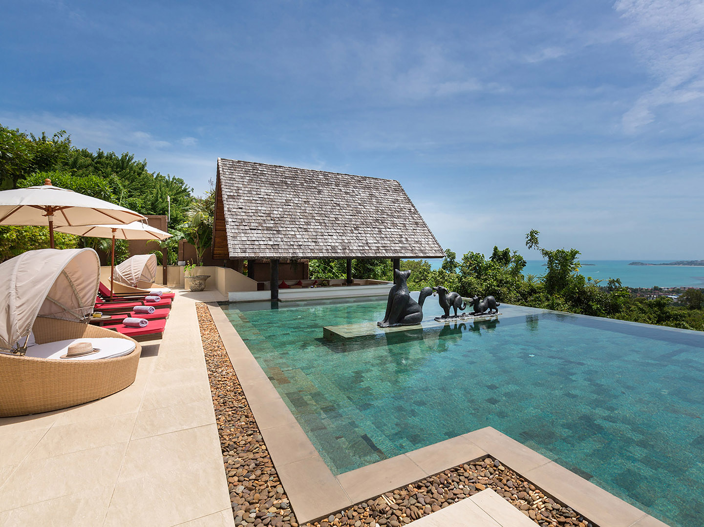 Panacea Retreat – 4 to 5 Bedroom Seaview Pool Villa in Bophut for sale