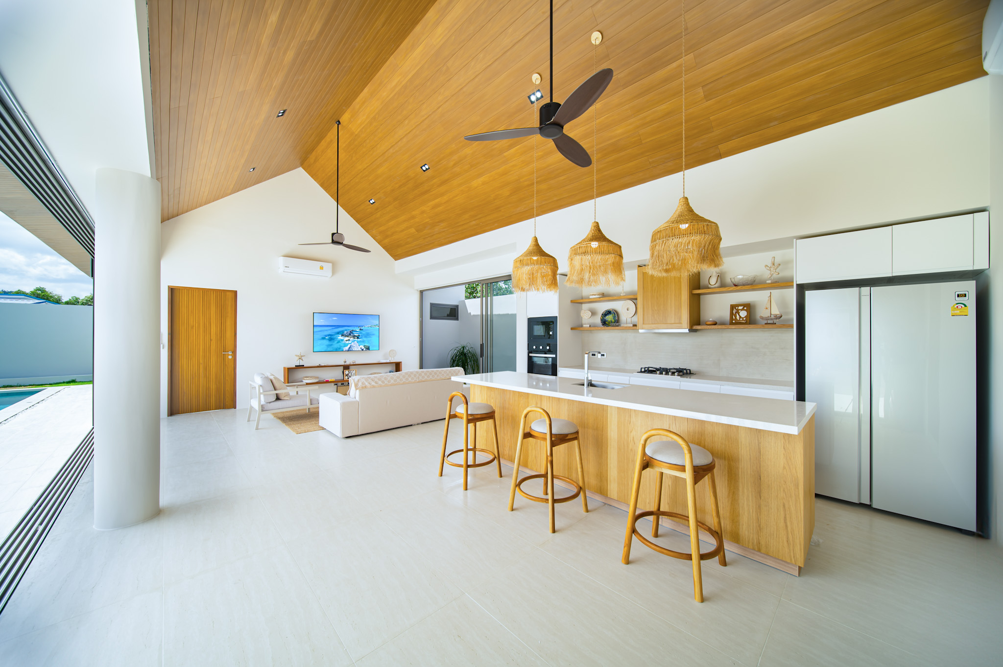 Villa Bocami - Balinese Beachside 3 Bedroom Garden Pool Villa in Bangrak for sale