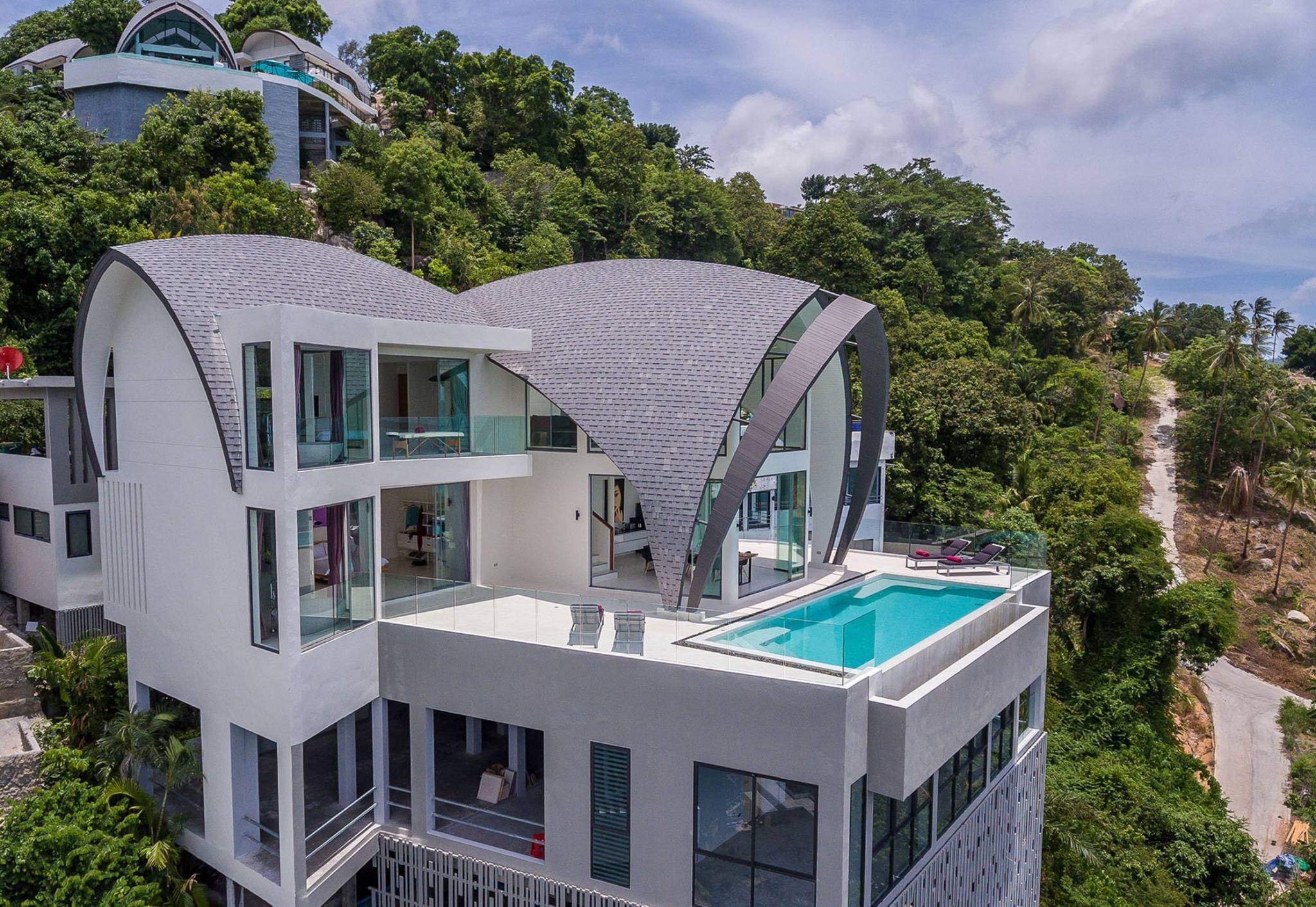 Sky Dream Villa - premium panoramic sea view villa for sale in Chaweng Noi