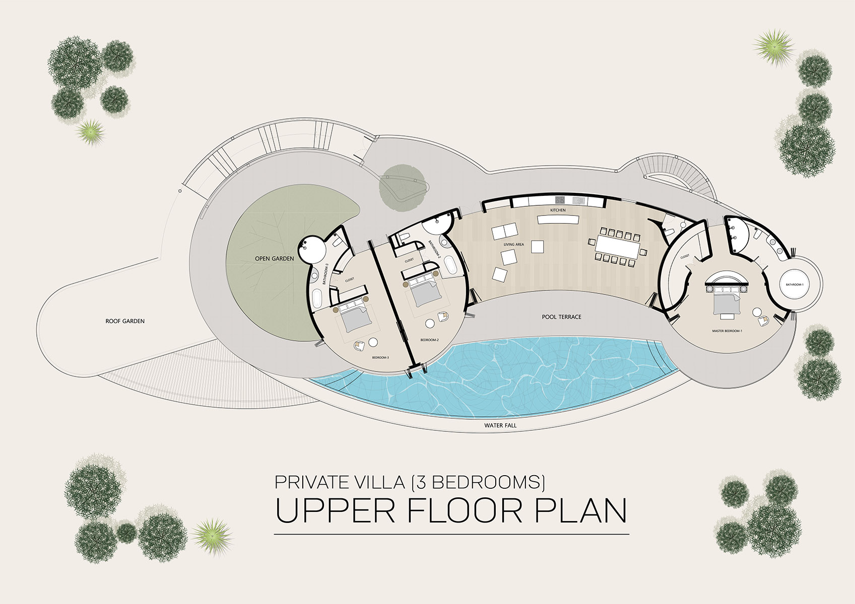 Kunkhao Tara Villas – Ecological 4 Bedroom Seaview Pool Villa in Bang Makham for sale