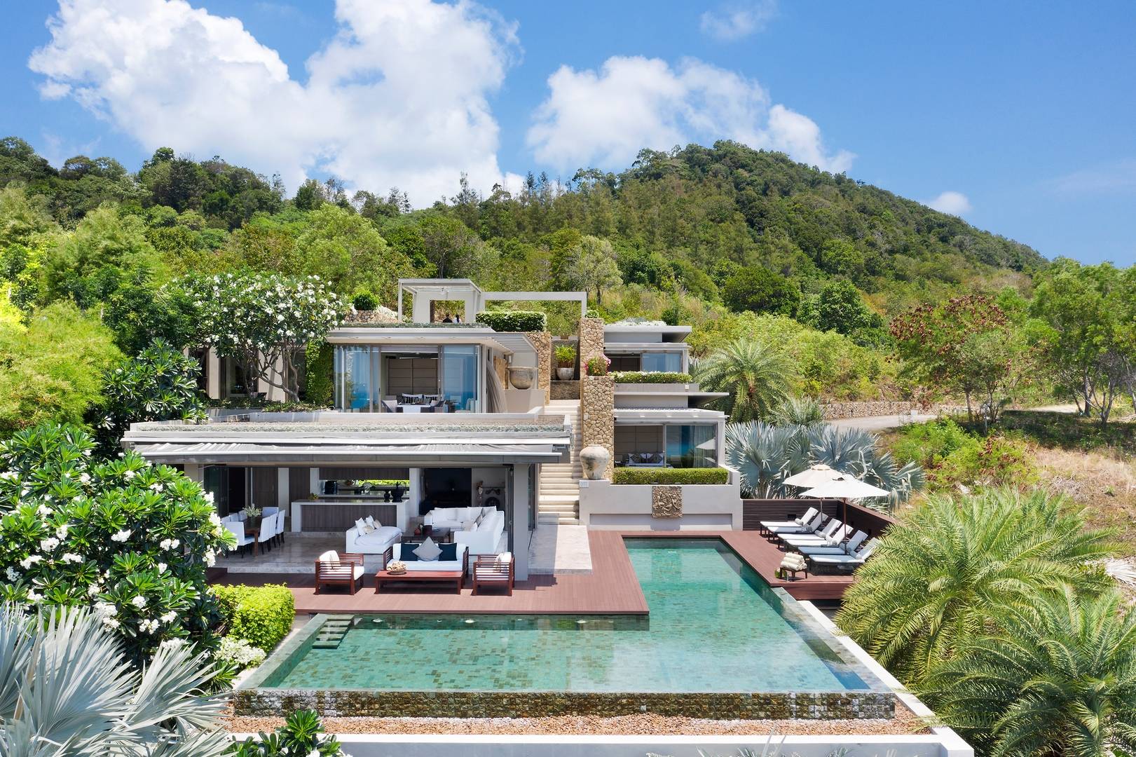 Napa Villa - Contemporary 4 Bedroom Seaview Pool Villa in North Chaweng for sale