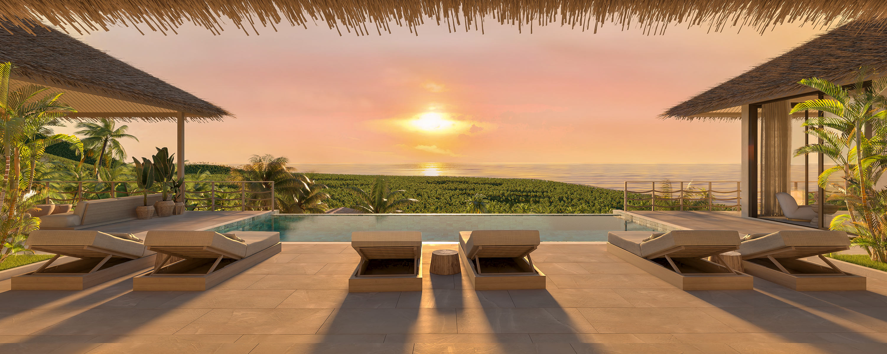 (SOLD) Pacific Sunset – Villa Komodo 5/8 Bedroom Seaview Pool Villa in Bang Makham for sale