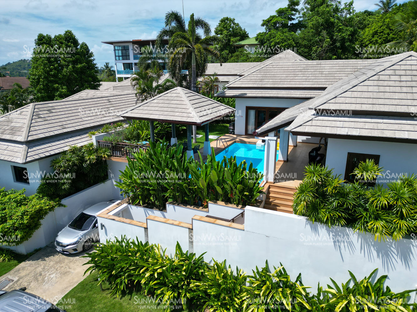 Villa Horizon 20 - Tropical 2 Bedroom Partial Seaview Pool Villa in Choengmon for sale: Villa Horizon 20 - Tropical 2 Bedroom Partial Seaview Pool Villa in Choengmon for sale