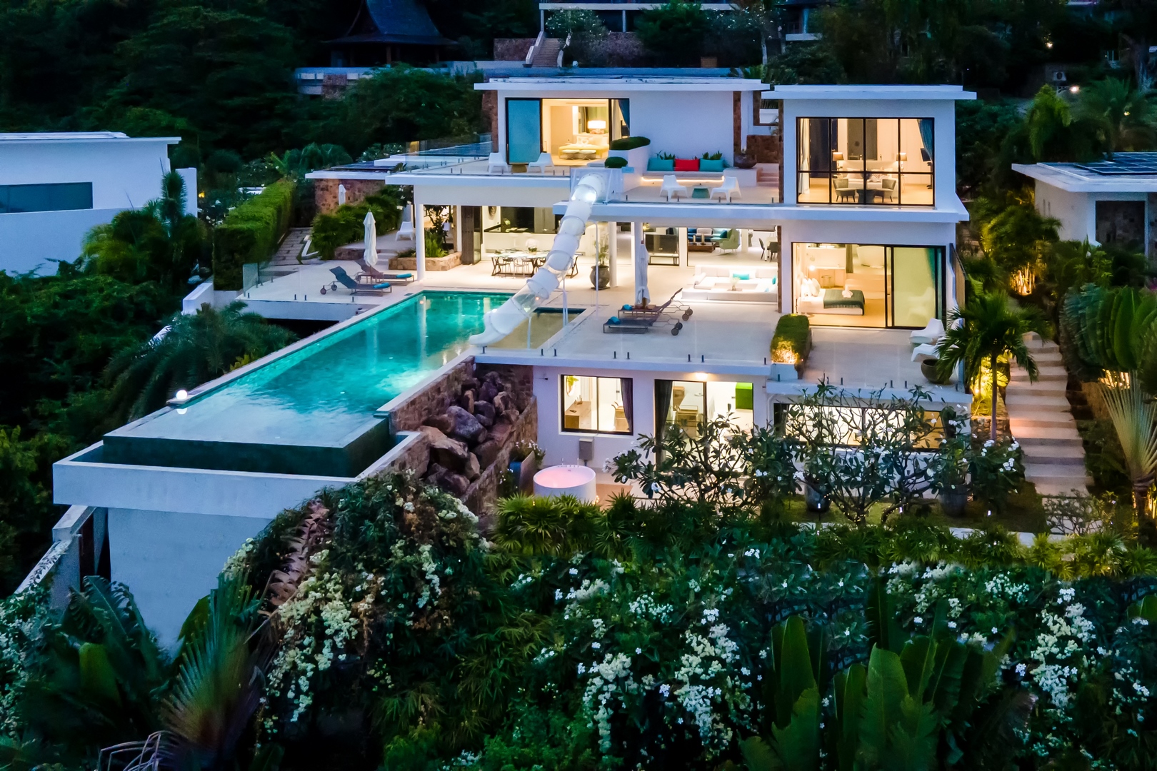 Villa Turquoise – Luxury 4 Bedroom Seaview Villa in North Chaweng for sale