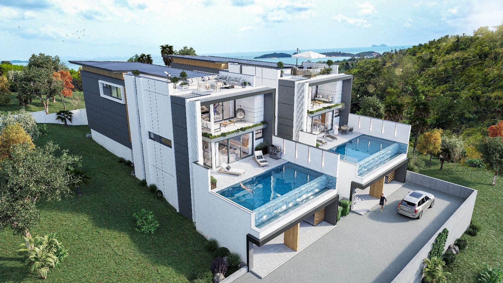 Twilight Villas – 4 Bedroom Seaview Pool Villa in Horizon Villas for sale