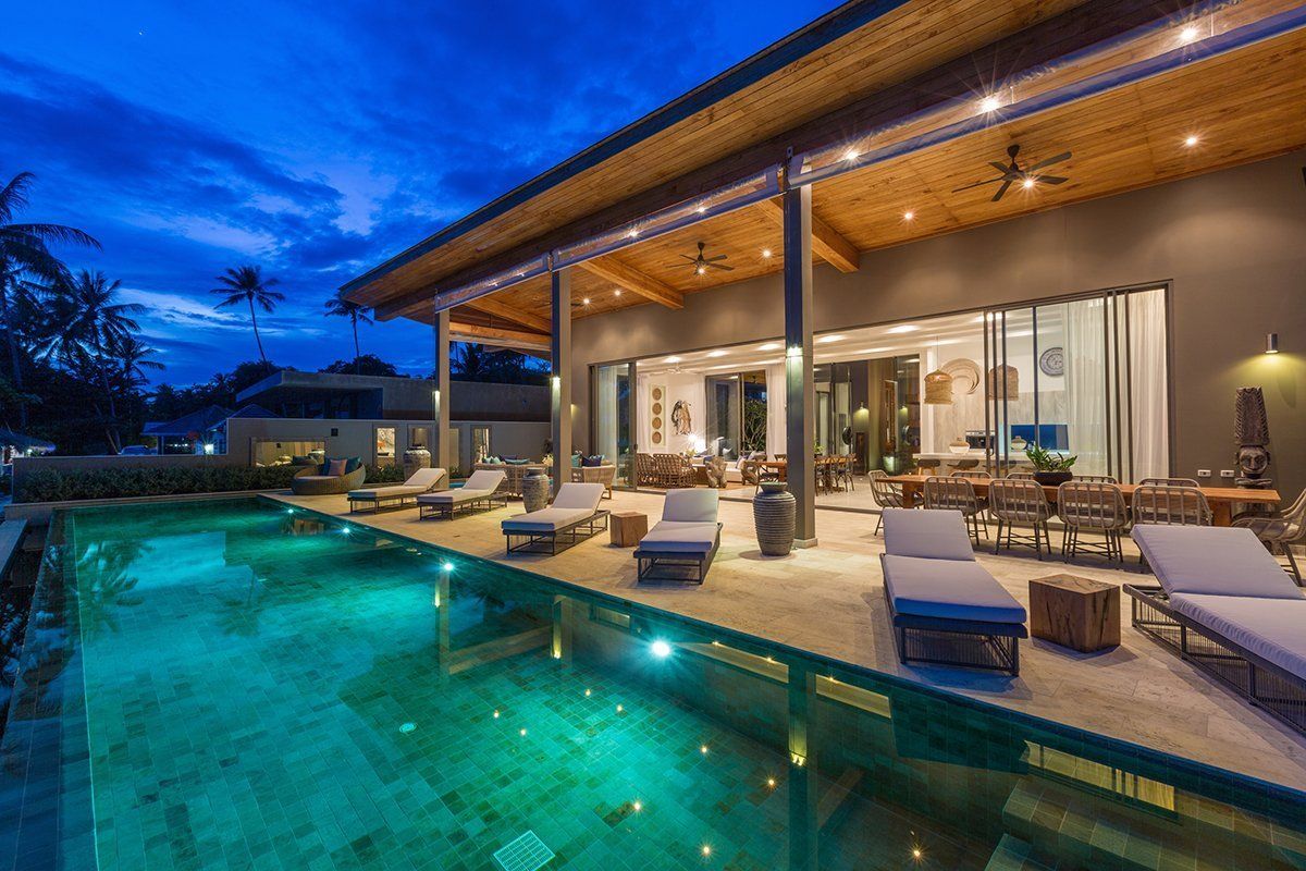 (SOLD) Villa Kirana by Pavana – Luxurious 6 Bedroom Beachfront Villa in Laem Sor for sale
